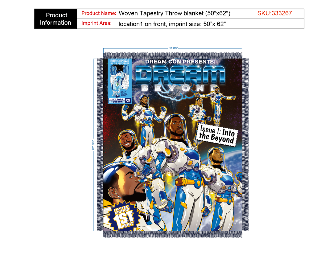 Globoy Cover Tapestry (Pre Order.  Estimated Shipping 06.19.2026 - 07.03.2026)